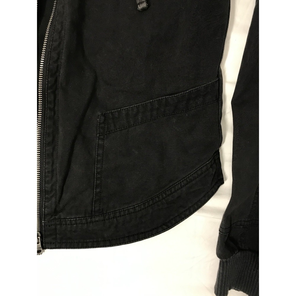 Converse All Star Fairygrunge Canvas Draped Hood Zip Up Jacket Woman's Size S - Picture 6 of 16